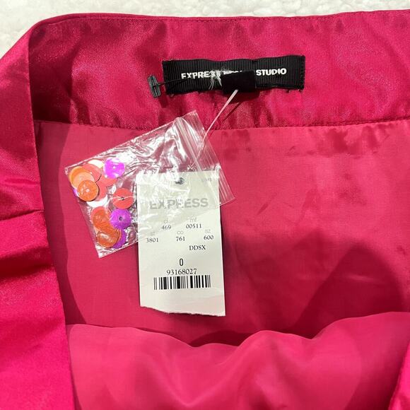 Express Vintage Sequin Skirt Size 0 - Picture 3 of 5